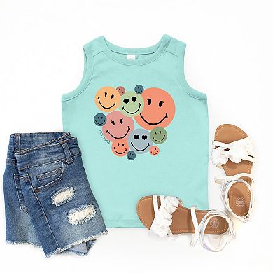 The Juniper Shop SmileyWorld Stacked Smiles Youth Tank Top