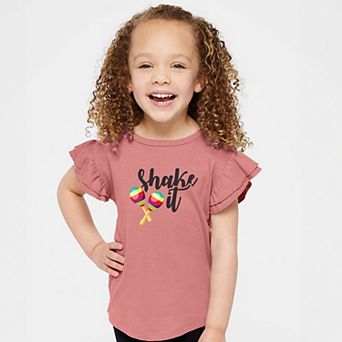 The Juniper Shop Shake It Maracas Flutter Sleeve Tee