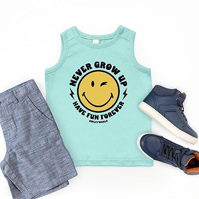 The Juniper Shop SmileyWorld Never Grow Up Youth Tank Top