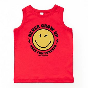 The Juniper Shop SmileyWorld Never Grow Up Youth Tank Top