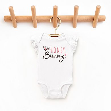 The Juniper Shop Honey Bunny Flutter Sleeve Bodysuit