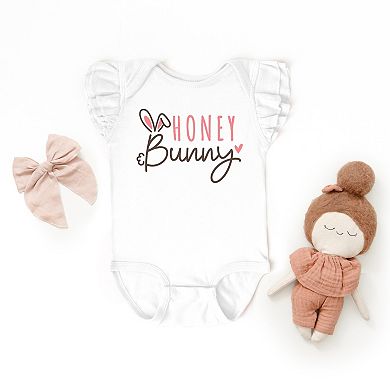 The Juniper Shop Honey Bunny Flutter Sleeve Bodysuit