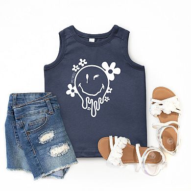 The Juniper Shop SmileyWorld Melting Outline Youth Tank Top