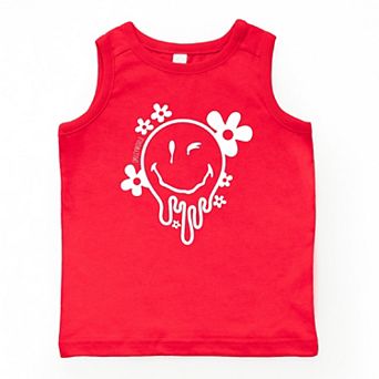 The Juniper Shop SmileyWorld Melting Outline Youth Tank Top