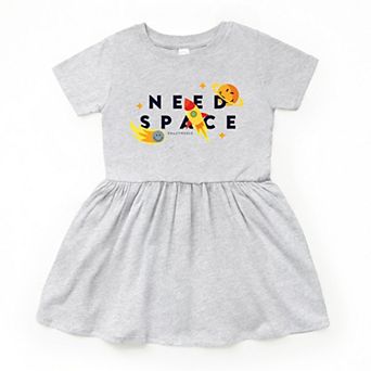 The Juniper Shop SmileyWorld Need Space Toddler Dress