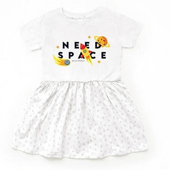 The Juniper Shop SmileyWorld Need Space Toddler Dress