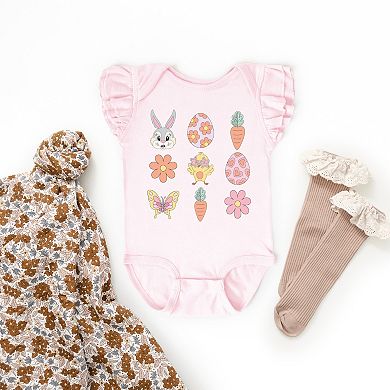 The Juniper Shop Easter Favorites Chart Flutter Sleeve Bodysuit