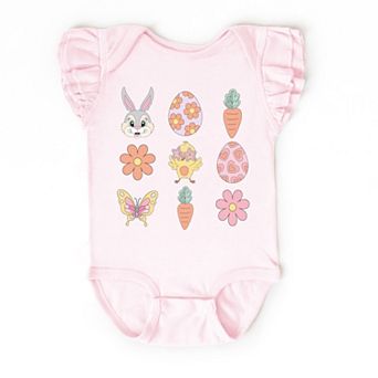 The Juniper Shop Easter Favorites Chart Flutter Sleeve Bodysuit