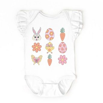 The Juniper Shop Easter Favorites Chart Flutter Sleeve Bodysuit
