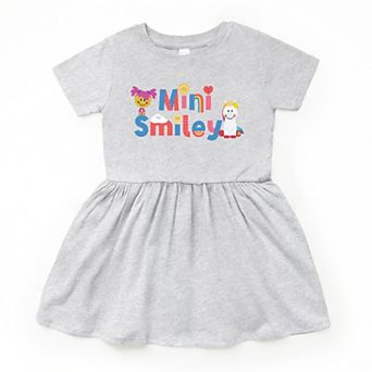 The Juniper Shop Mini Smiley Icons Unicorn Toddler Dress