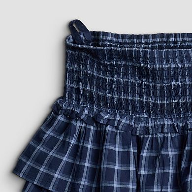 Girls 7-16 SO® Adaptive Woven Tiered Skort