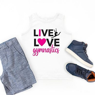 The Juniper Shop Live Love Gymnastics Youth Tank Top