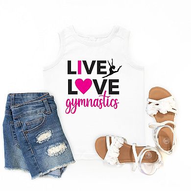 The Juniper Shop Live Love Gymnastics Youth Tank Top