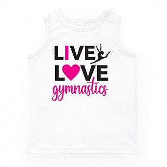 The Juniper Shop Live Love Gymnastics Youth Tank Top