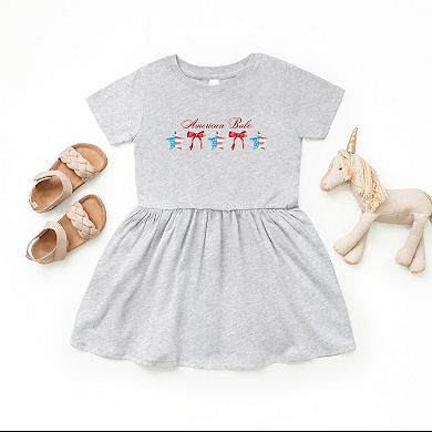 The Juniper Shop American Babe Star Bow Coquette Toddler Dress