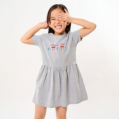 The Juniper Shop American Babe Star Bow Coquette Toddler Dress