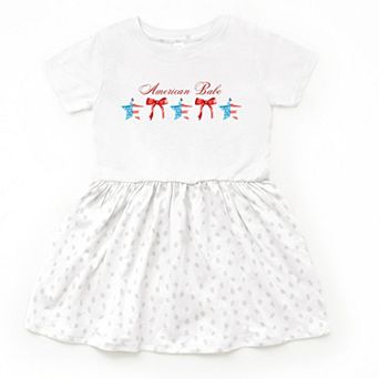 The Juniper Shop American Babe Star Bow Coquette Toddler Dress
