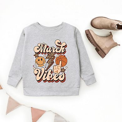 The Juniper Shop March Vibes Basketball Cheetah Youth Sweatshirt