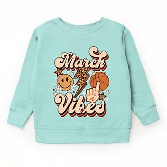 The Juniper Shop March Vibes Basketball Cheetah Youth Sweatshirt