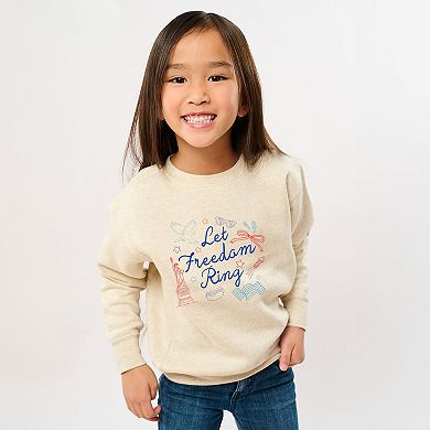 The Juniper Shop Let Freedom Ring Icons Youth Sweatshirt