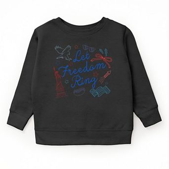 The Juniper Shop Let Freedom Ring Icons Youth Sweatshirt
