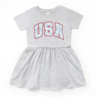 The Juniper Shop USA Blue Willow Toddler Dress