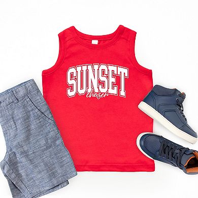 The Juniper Shop Varsity Sunset Chaser Youth Tank Top