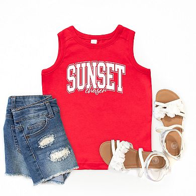 The Juniper Shop Varsity Sunset Chaser Youth Tank Top