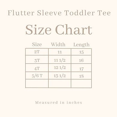 Lucky Girl Social Club Clover - Flutter Sleeve Graphic T-Shirt