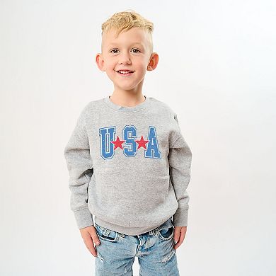 The Juniper Shop Varsity USA Red Stars Youth Sweatshirt