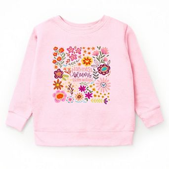 The Juniper Shop Happiness Blooms From Within Youth Sweatshirt
