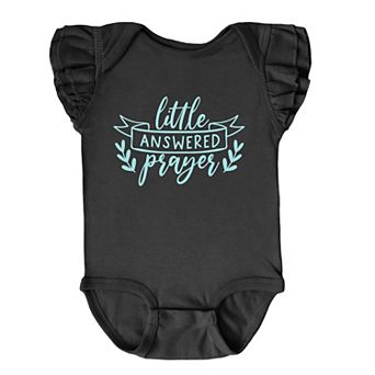 The Juniper Shop Little Answered Prayer Flutter Sleeve Bodysuit