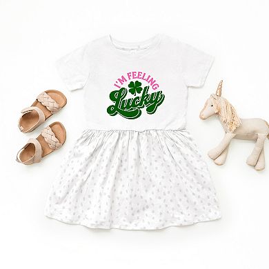 I'm Feeling Lucky Colorful - Toddler Graphic Dress