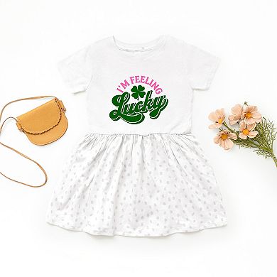 I'm Feeling Lucky Colorful - Toddler Graphic Dress