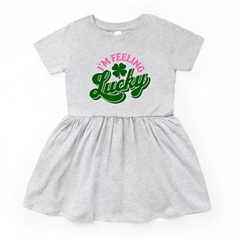 I'm Feeling Lucky Colorful - Toddler Graphic Dress