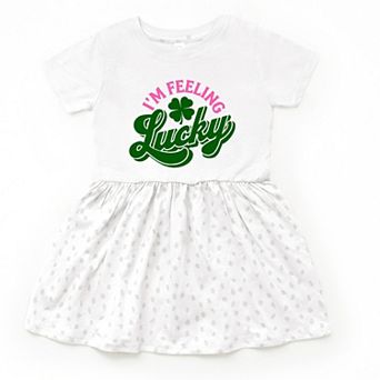 I'm Feeling Lucky Colorful - Toddler Graphic Dress