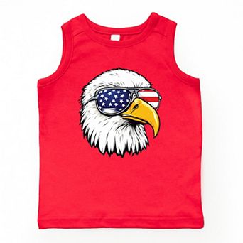 The Juniper Shop Patriotic Eagle Sunglasses Youth Tank Top