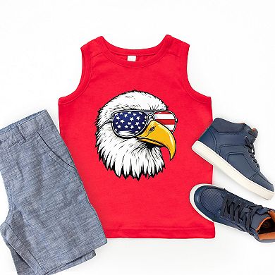 The Juniper Shop Patriotic Eagle Sunglasses Youth Tank Top