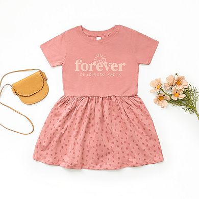 The Juniper Shop Forever Chasing Sunsets Sun Toddler Dress