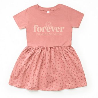 The Juniper Shop Forever Chasing Sunsets Sun Toddler Dress