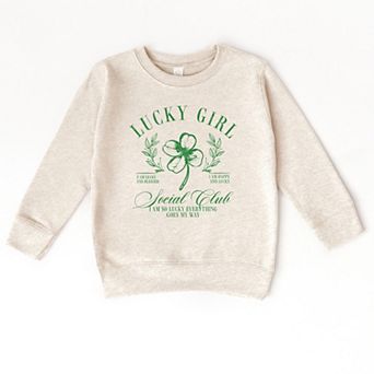 Lucky Girl Social Club Clover - Toddler Graphic Sweatshirt