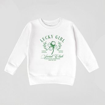 Lucky Girl Social Club Clover - Toddler Graphic Sweatshirt