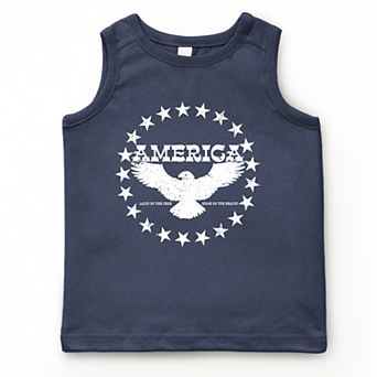 The Juniper Shop America Circle Stars Youth Tank Top