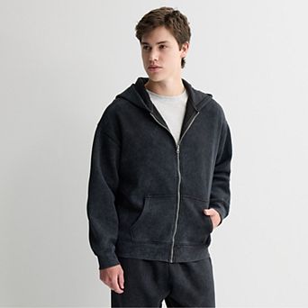 Men's Hollywood Allover Print Camo Oversized Full Zip Hoodie