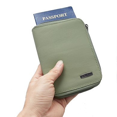 Travelon RFID Blocking Passport Zip Wallet