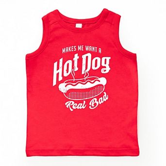 The Juniper Shop Makes Me Want A Hot Dog Real Bad Solid Youth Tank Top