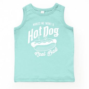 The Juniper Shop Makes Me Want A Hot Dog Real Bad Solid Youth Tank Top
