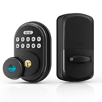 4-in-1 Aluminum Smart Pad Lock with Wi-Fi Control, Fingerprint, Keypad, Auto-Unlock & Quiet Mode