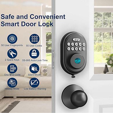 4-in-1 Aluminum Smart Pad Lock with Wi-Fi Control, Fingerprint, Keypad, Auto-Unlock & Quiet Mode