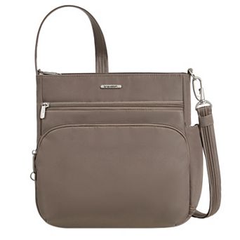 Travelon Anti-Theft Classic North/South Zipper Closure Crossbody Bag